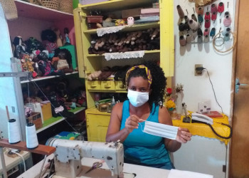 FWF confecciona mais de 4.500 mil máscaras para profissionais da saúde de Teresina
